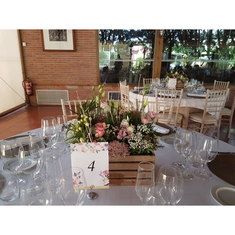 DECORACIÓN BANQUETE DE BODA NB70