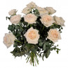 RAMO DE ROSAS JARDÍN TONOS BLANCOS