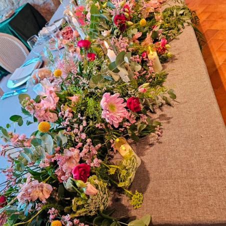 DECORACIÓN BANQUETE DE BODA BA-25001
