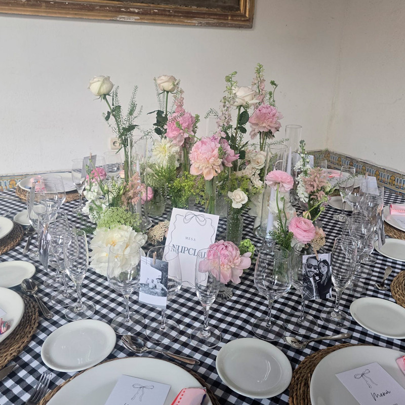 DECORACIÓN BANQUETE DE BODA BA-25003