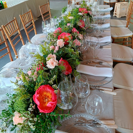 DECORACIÓN BANQUETE DE BODA BA-25005