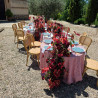 DECORACIÓN BANQUETE DE BODA BA-25008