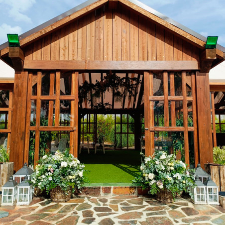 DECORACIÓN EXTERIORES BODA EX-25012