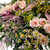 JARRÓN DE FLORES ABEJA