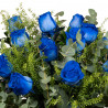 12 ROSAS AZULES