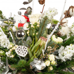 RAMO NAVIDEÑO ALGODÓN