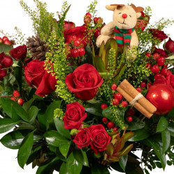 RAMO NAVIDEÑO CANELA