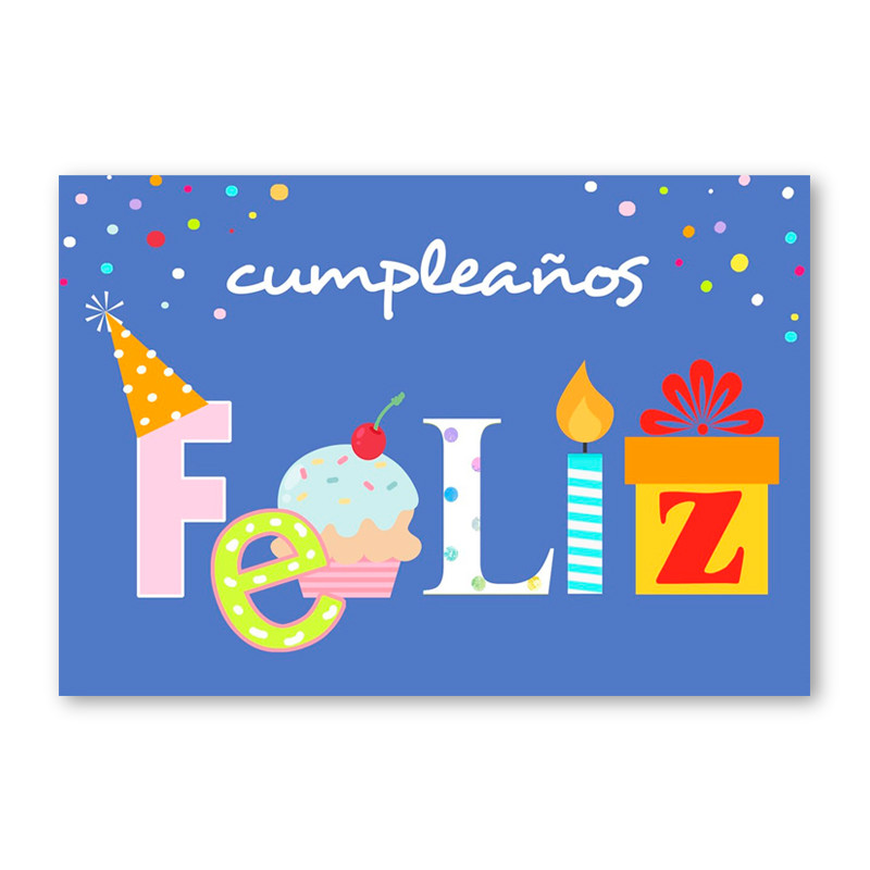TARJETA "FELIZ CUMPLEAÑOS"