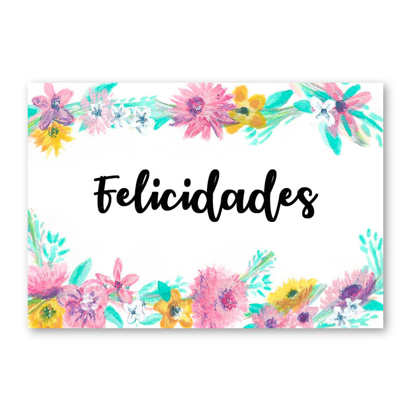 TARJETA "FELICIDADES"