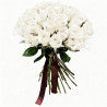 RAMO DE 50 ROSAS COLOR BLANCO