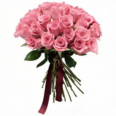 RAMO DE 50 ROSAS COLOR BLANCO