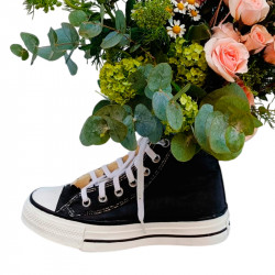 FLOWERS IN CONVERSE