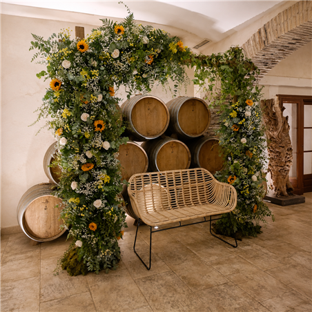 DECORACIÓN EXTERIORES BODA EX26007