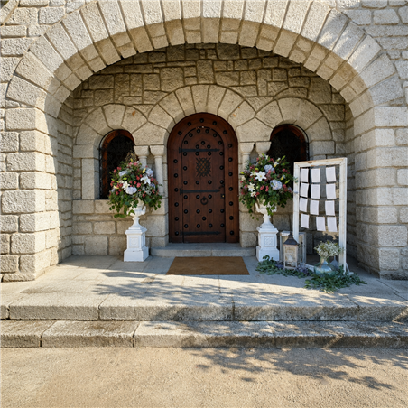 DECORACIÓN EXTERIORES BODA EX26009