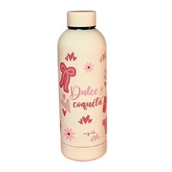 BOTELLA BEIGE «DULCE Y COQUETA»