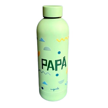 BOTELLA VERDE ISOTÉRMICA «PAPÁ»