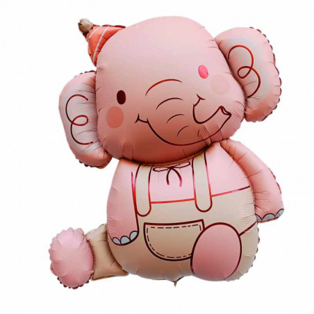 GLOBO ELEFANTE ROSA