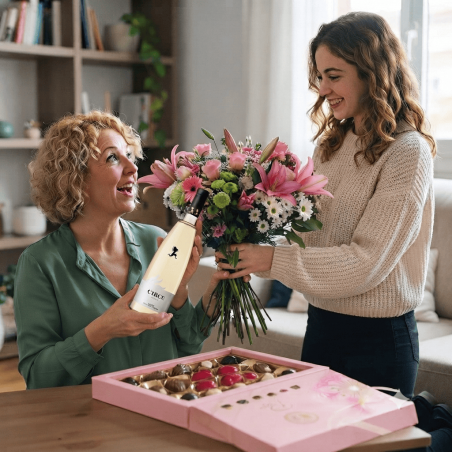 RAMO FLORAL PREMIUM & DULCE SORPRESA