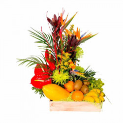 ARREGLO TROPICAL & TAZA PARA MAMÁ