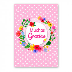 TARJETA "MUCHAS GRACIAS"