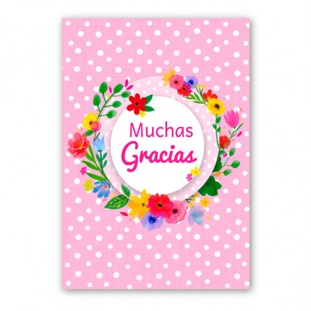 TARJETA "MUCHAS GRACIAS"