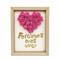 CUADRO "FELICIDADES ERES ÚNICA"