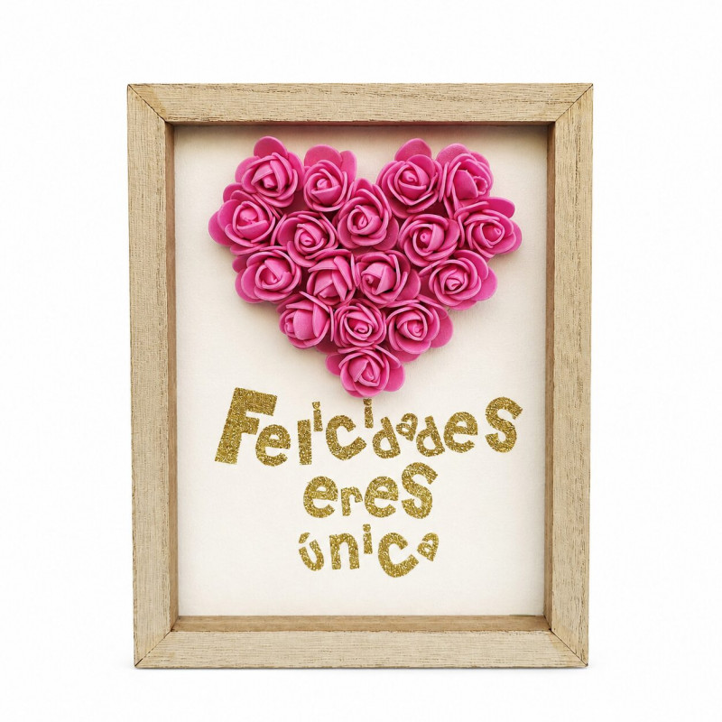 CUADRO "FELICIDADES ERES ÚNICA"