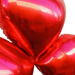 GLOBO DE HELIO CORAZONES