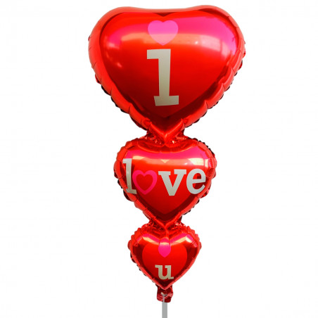 GLOBO DE HELIO "I LOVE U"