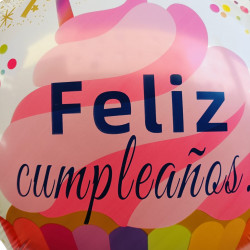 GLOBO "FELIZ CUMPLEAÑOS"
